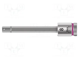 WERA Douille Allen-bit Hex-Plus 8 mm 3/8 100 mm