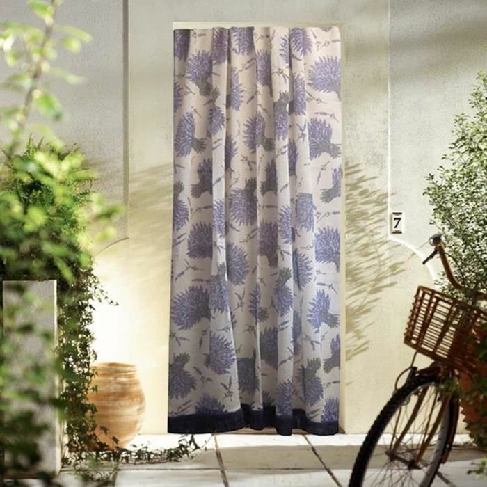 Poyet Motte Rideau Marseillais Tissé Lavande 140 x 225 cm