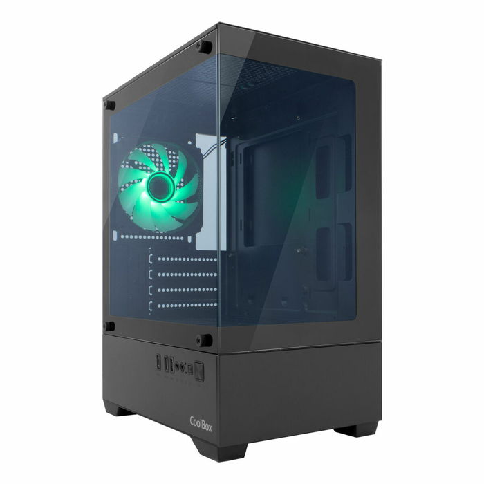 Boîtier ATX semi-tour CoolBox COO-CHA-GM200B-0 Noir Vert