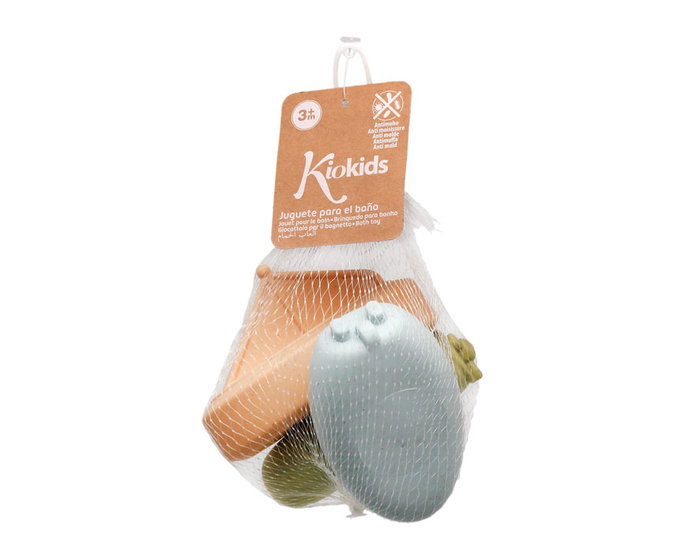 KioKids - Set de 3 Jouets de Bain pour Bébé Anti-Moisissure, Barquets en PVC et Blé, Multicolore, Dès 3 Mois KioKids - Set de 3 Jouets de Bain pour Bébé Anti-Moisissure, Barquets en PVC et Blé, Multicolore, Dès 3 Mois