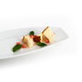 Quid Plat Ovale Gastro en Porcelaine Blanche Brillant 30x13x2.5 cm - Lot de 6