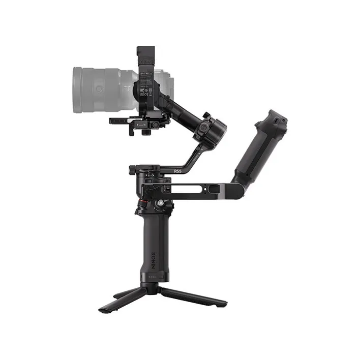 DJI RS 5 Combo - Stabilisateur caméra professionnel avec module de suivi intelligent, écran tactile, Bluetooth et rotation continue à 360°, Noir DJI RS 5 Combo - Stabilisateur caméra professionnel avec module de suivi intelligent, écran tactile, Bluetooth et rotation continue à 360°, Noir
