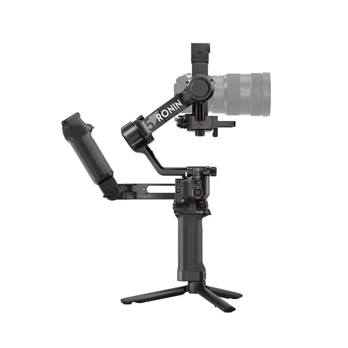 DJI RS 5 Combo - Stabilisateur caméra professionnel avec module de suivi intelligent, écran tactile, Bluetooth et rotation continue à 360°, Noir DJI RS 5 Combo - Stabilisateur caméra professionnel avec module de suivi intelligent, écran tactile, Bluetooth et rotation continue à 360°, Noir