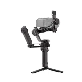 DJI RS 5 Combo - Stabilisateur caméra professionnel avec module de suivi intelligent, écran tactile, Bluetooth et rotation continue à 360°, Noir