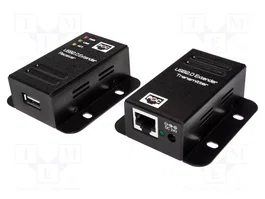 LOGILINK UA0267 Extenseur USB 2.0 avec RJ45, USB A et USB B