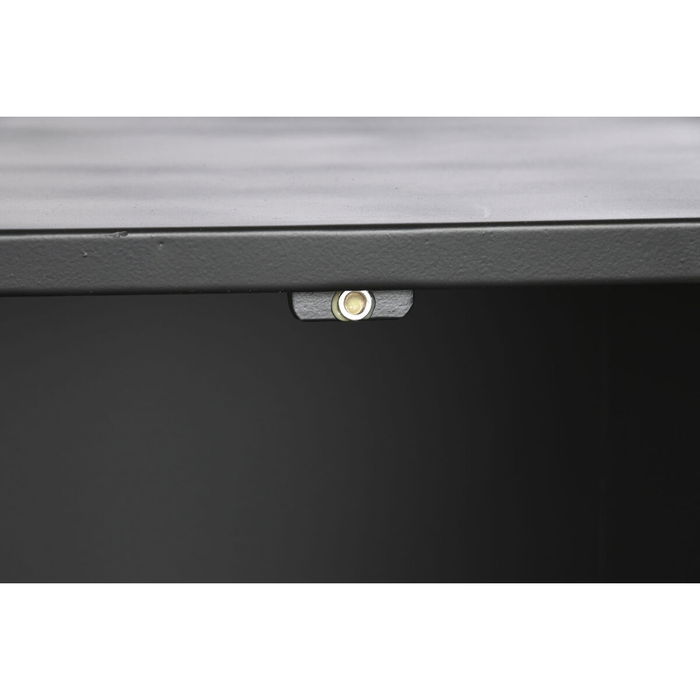 Caisson à Tiroirs Home ESPRIT Noir Métal Loft 75 x 45 x 80 cm