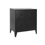 Caisson à Tiroirs Home ESPRIT Noir Métal Loft 75 x 45 x 80 cm