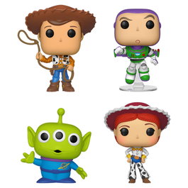 Funko Lot de 4 figurines POP! Disney Pixar Toy Story