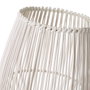 BigBuy Home Lampe de bureau Blanc Métal et Bambou
