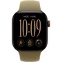 Apple Watch Series 12 GPS + Cellular - 42mm - Boîtier Dark Bronze Aluminium - Bracelet Olive Sport Band - S/M