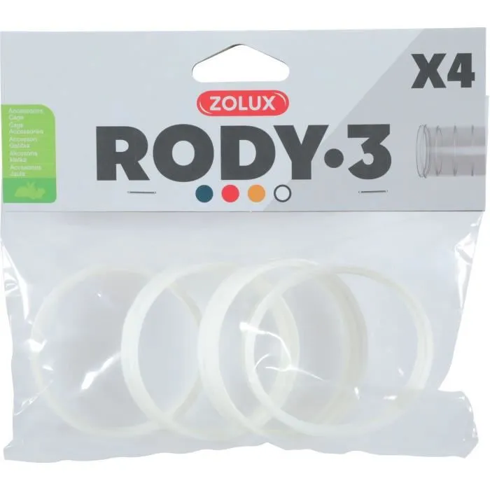 Zolux Lot de 4 connecteurs pour cage Rody3 et RodyLounge, Blanc, accessoires pour petits rongeurs, habitat modulable Zolux Lot de 4 connecteurs pour cage Rody3 et RodyLounge, Blanc, accessoires pour petits rongeurs, habitat modulable