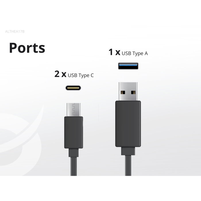 Conceptronic Althea17B Chargeur Mural 67W (2x USB-C, 1x USB-A)