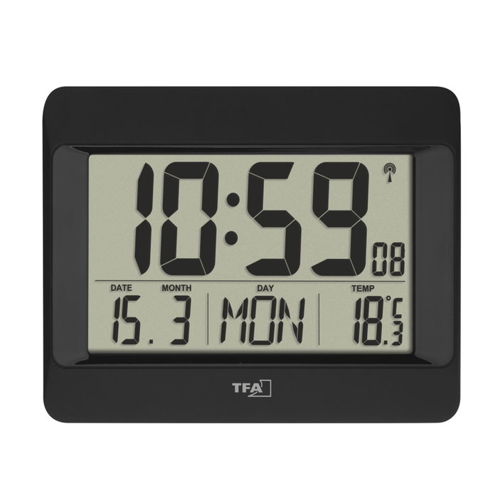 Tfa TFA 60.4519.01 Horloge digitale radio-commandée avec température Tfa TFA 60.4519.01 Horloge digitale radio-commandée avec température