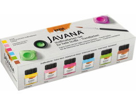 Kreul Set de 6 peintures textiles translucides Fresh Colors 20ml