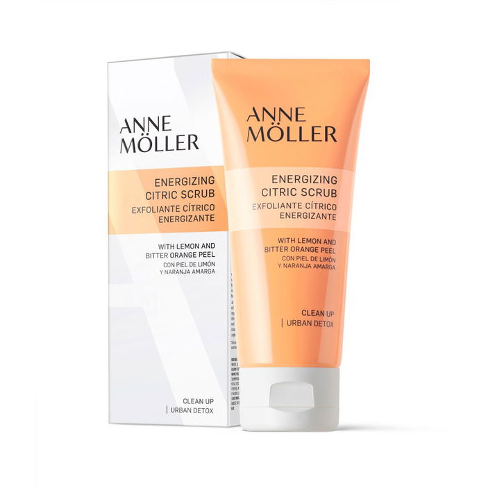 Anne Möller Gommage Energisant aux Agrumes CLEAN UP - Gel Purifiant, Exfoliant, Revitalisant pour Femme - 100 ml