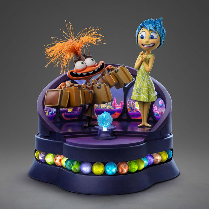 Iron Studios Vice-versa 2 Statuette 1/10 Deluxe Art Scale Joy et Anxiety