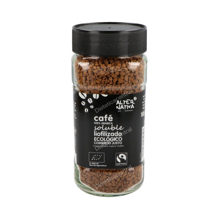 ALTERNATIVA 3 Café Soluble Bio Colombia - 100g Décaféiné ALTERNATIVA 3 Café Soluble Bio Colombia - 100g Décaféiné