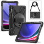 eSTUFF Coque Defender AUSTIN pour Galaxy Tab S10 Lite/S10 FE/S9 FE/S9/S8/S7 - Noir