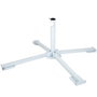 Base pour parapluie Aktive Blanc Plastique Éponge EPS 85 x 31 x 85 cm (4 Unités)