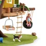 Schleich 42408 Farm World - Cabane aventure dans les arbres, coffret de 60 pièces avec balançoire, 2 figurines enfants et animaux, jouet ferme dès 3 ans