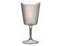 Leknes Verre Rayé Gris 400 ml 9x18x9 cm Plastique (Set de 24)