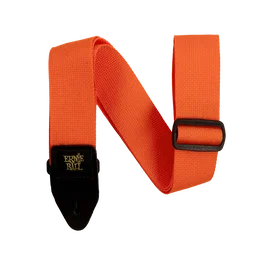 Ernie Ball Courroie EB Guitare/Basse Polypro - Orange & Noir