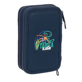 Trousse Scolaire avec Accessoires El Niño Kook Blue marine 12,5 x 19,5 x 4 cm 29 Pièces