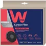 WPRO Filtre charbon hotte FAC269/1 Anti-odeurs Hygiene plus