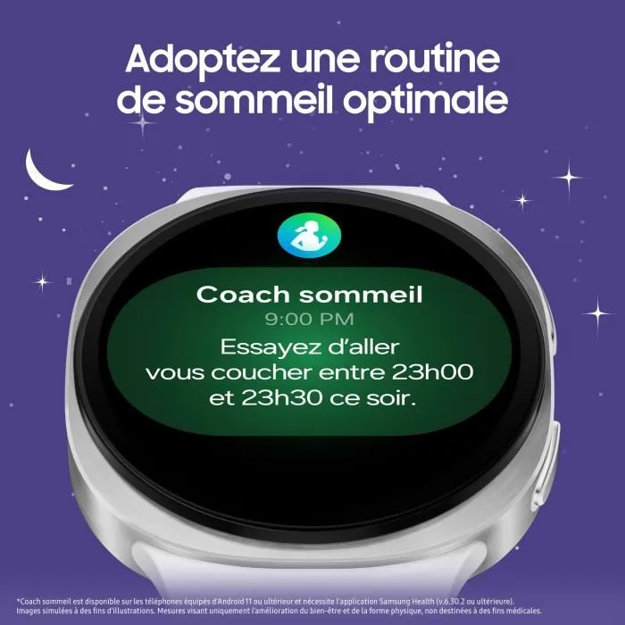 Samsung Galaxy Watch8 Montre connectée Bluetooth 44mm Graphite