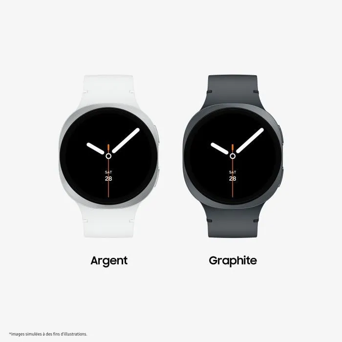 Samsung Galaxy Watch8 Montre connectée Bluetooth 44mm Graphite