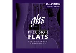 GHS Juego Bajo Precision Flats Custom Medium 45-105 Ghs - 16x16x1.5 cm