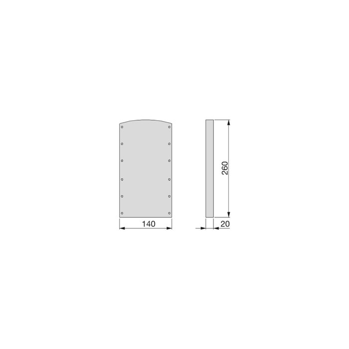 Emuca Jeu d'inserts latéraux pour cintres pliants pour armoire Hang, Plastique, Aluminium peint Emuca Jeu d'inserts latéraux pour cintres pliants pour armoire Hang, Plastique, Aluminium peint