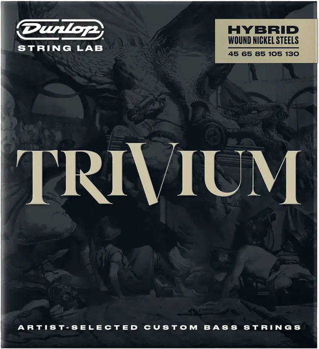 Dunlopst Jeu de Cordes Basses Électriques 5St. Lab Trivium Hybrid Heavy 45-130