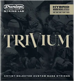 Dunlopst Jeu de Cordes Basses Électriques 5St. Lab Trivium Hybrid Heavy 45-130