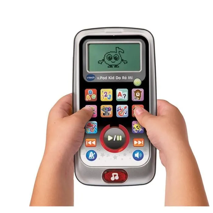 VTech V.Pod Kid Do, Ré, Mi - Lecteur musical éducatif interactif pour enfants 3-6 ans, avec casque et 10 activités rythmées VTech V.Pod Kid Do, Ré, Mi - Lecteur musical éducatif interactif pour enfants 3-6 ans, avec casque et 10 activités rythmées