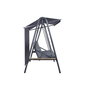 Banc Home ESPRIT Marron Gris foncé Acier Polywood 215 X 120 X 180 CM