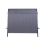 Banc Home ESPRIT Marron Gris foncé Acier Polywood 215 X 120 X 180 CM