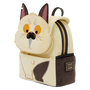 LOUNGEFLY Sac à dos Luca Machiavelli Disney Pixar, sac à dos bandoulière petite taille 26 cm en simili cuir avec détails