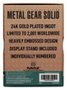 FaNaTtik Metal Gear Solid 2 Lingot Snake plaqué or 24k Édition Limitée