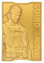 FaNaTtik Metal Gear Solid 2 Lingot Snake plaqué or 24k Édition Limitée