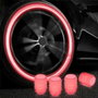 Occ Sport Bouchons de Valve LED Rouge