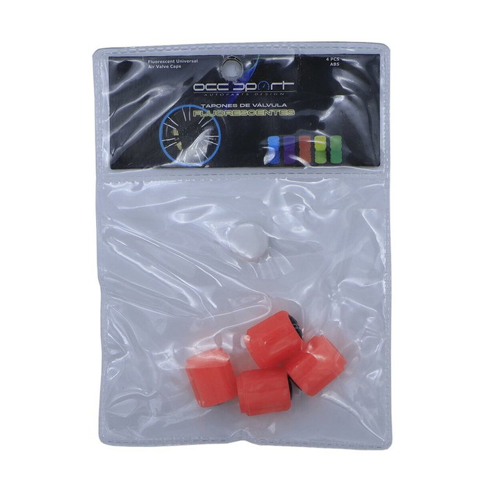 Occ Sport Bouchons de Valve LED Rouge