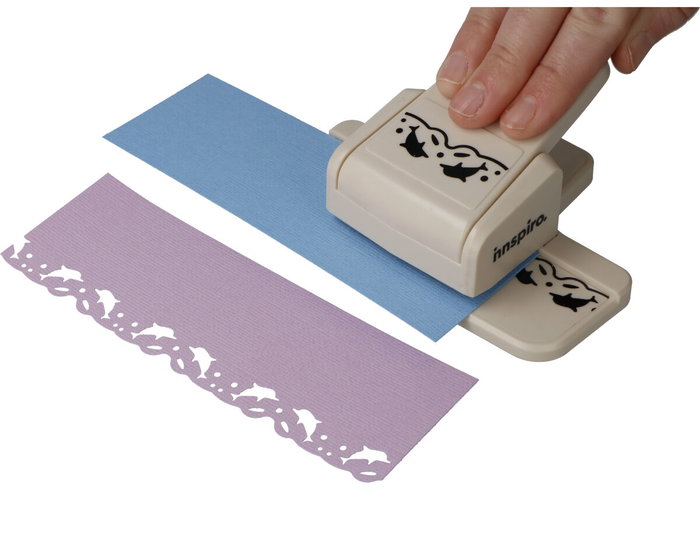 Innspiro Border Punch Petite Perforatrice de Bordure Dauphins 41x13mm