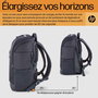 HP Sac à dos Travel pour ordinateur portable 15,6 pouces, 25 litres, bleu, fabriqué à partir de plastique recyclé