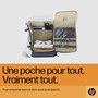 HP Sac à dos Travel pour ordinateur portable 15,6 pouces, 25 litres, bleu, fabriqué à partir de plastique recyclé