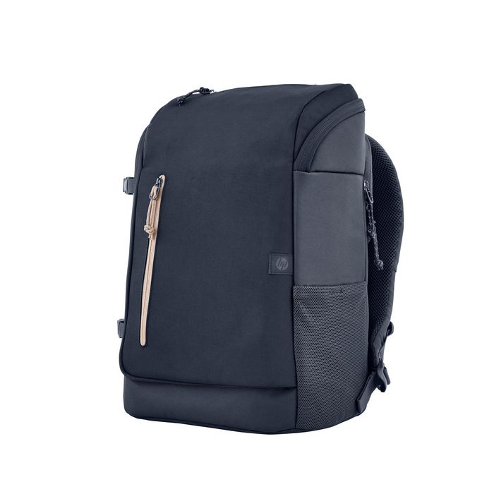HP Sac à dos Travel pour ordinateur portable 15,6 pouces, 25 litres, bleu, fabriqué à partir de plastique recyclé