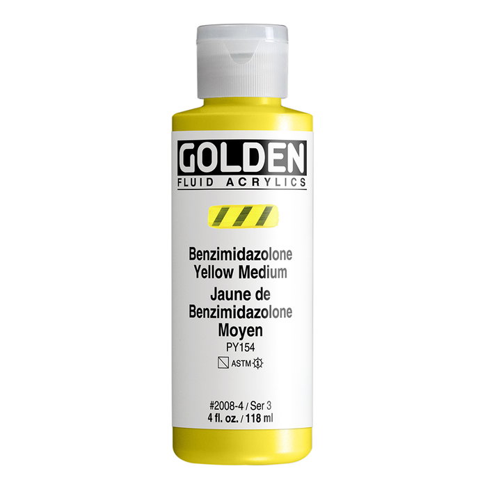 Golden Peinture Acrylique Fluide Amarillo Benzimidazolona Medio 118 ml Golden Peinture Acrylique Fluide Amarillo Benzimidazolona Medio 118 ml