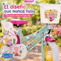 Toimsa Bicicleta Peppa Pig 14" - Vélo enfant pour 4 à 6 ans (36 mois min) avec roues de 14 pouces, licence officielle, en espagnol