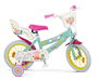 Toimsa Bicicleta Peppa Pig 14" - Vélo enfant pour 4 à 6 ans (36 mois min) avec roues de 14 pouces, licence officielle, en espagnol