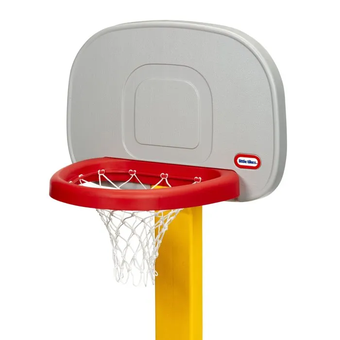Little Tikes Panier de Basket pour Enfants - Hauteur Ajustable avec Ballon - Développe les Compétences Motrices - Extérieur